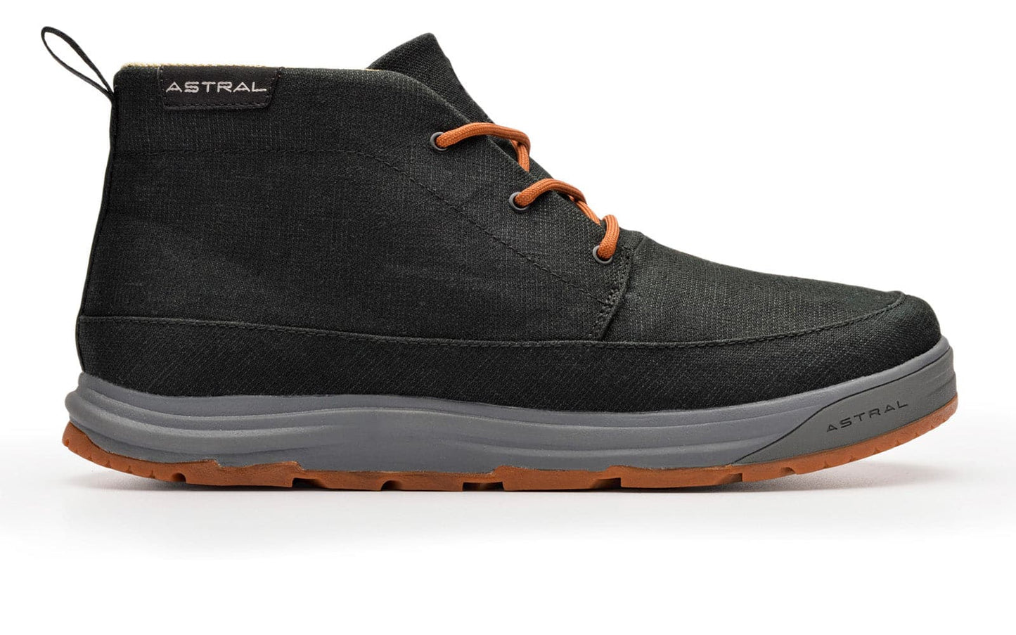 Featuring the Hemp Chukker  manufactured by Astral shown here from a second angle.