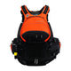 Featuring the Greenjacket Rescue PFD rescue pfd manufactured by Astral shown here from an eighth angle.