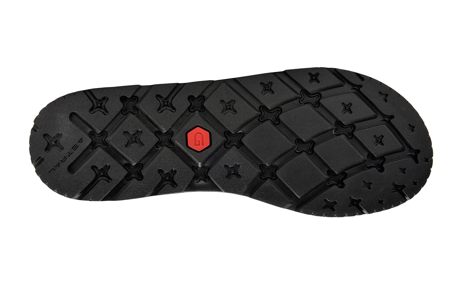 Featuring the Rassler 2.0 men's footwear, women's footwear manufactured by Astral shown here from a sixth angle.