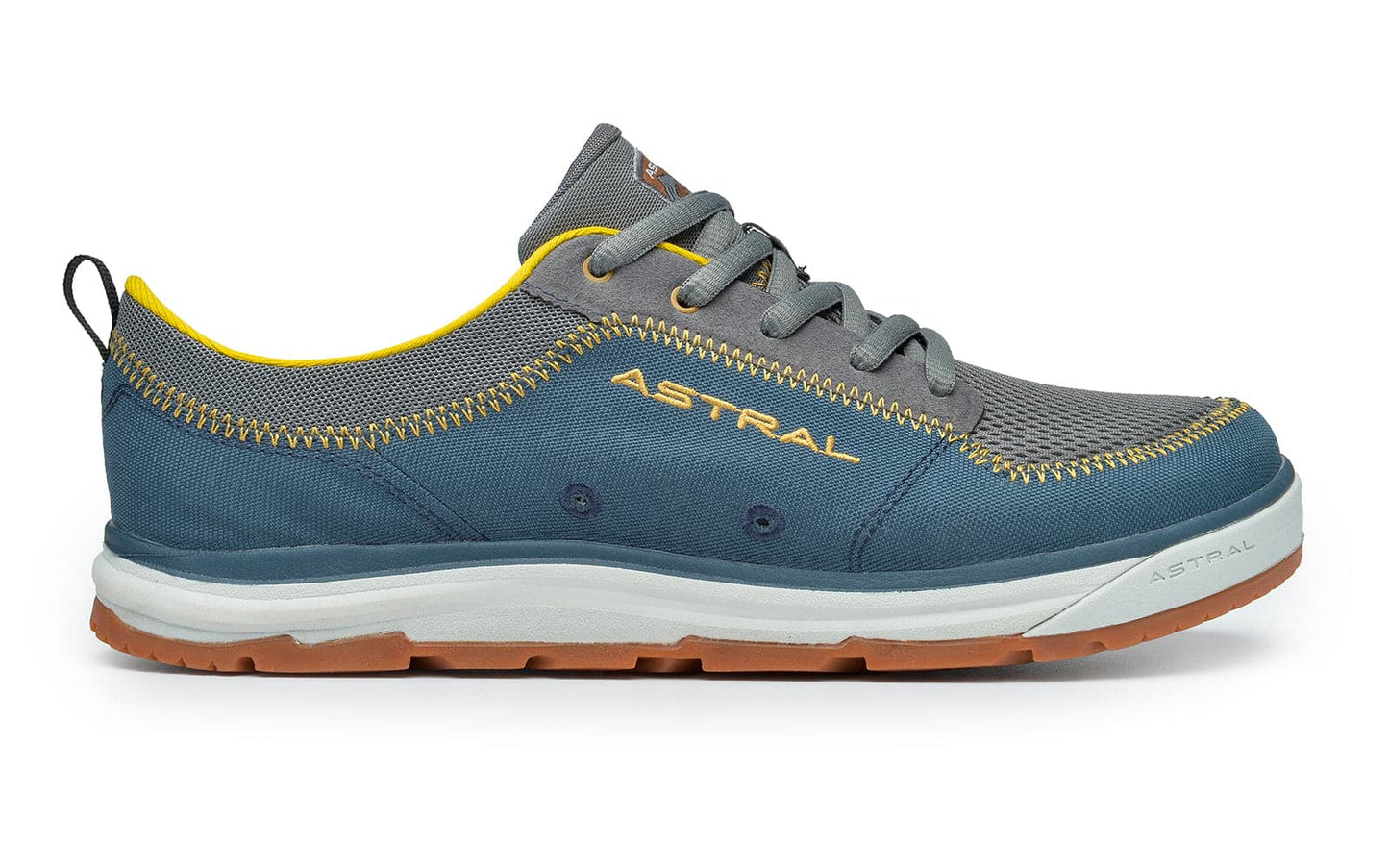 Featuring the Brewer 2.0 - Men's men's footwear, watersports manufactured by Astral shown here from an eighth angle.