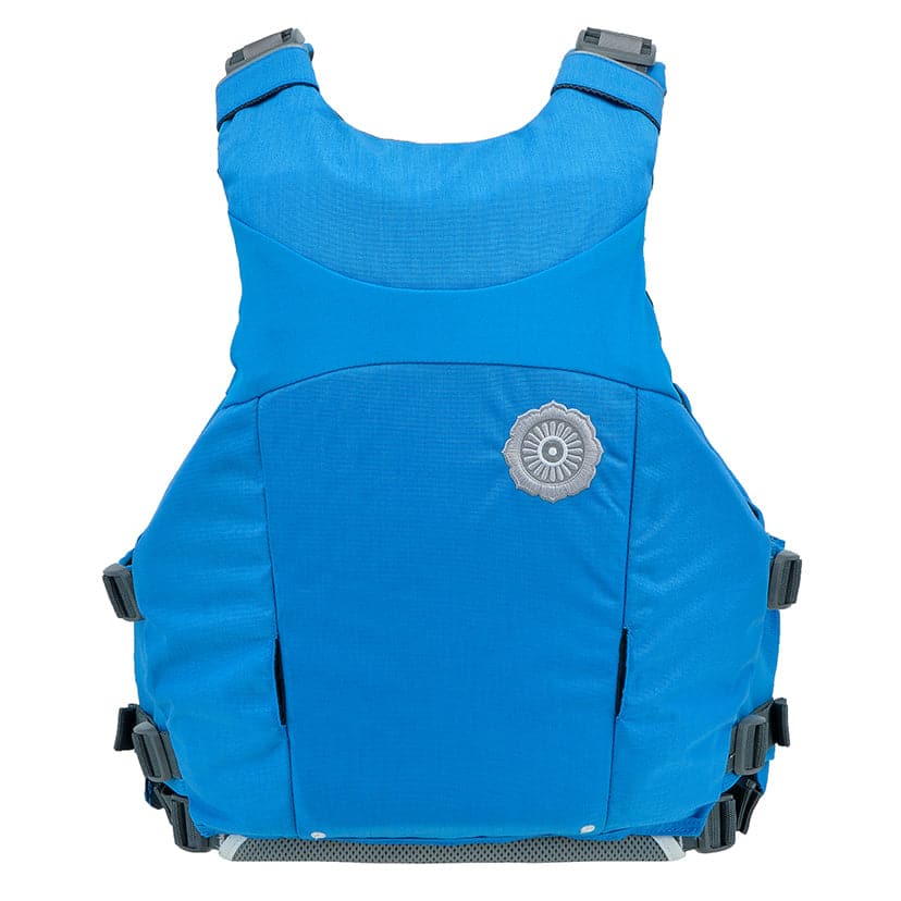 Featuring the Ringo PFD men's pfd manufactured by Astral shown here from a fourth angle.