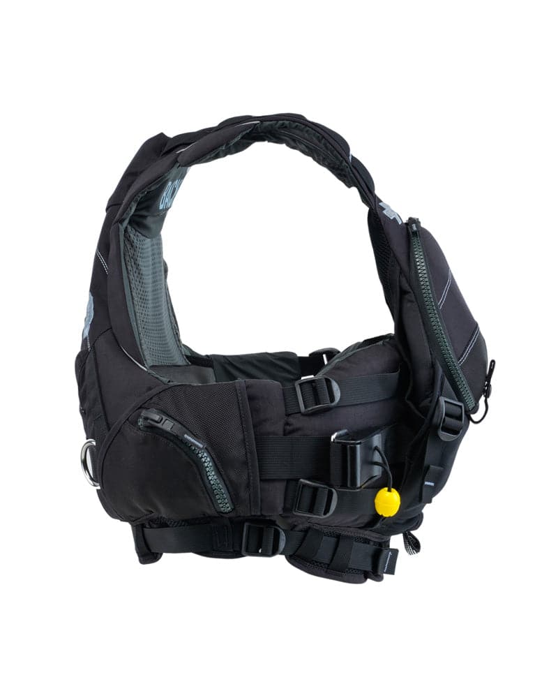 Featuring the Greenjacket Rescue PFD rescue pfd manufactured by Astral shown here from a second angle.