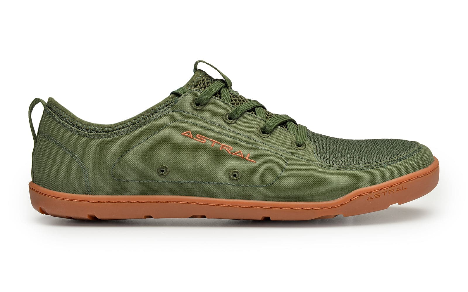 Featuring the Loyak - Men's men's footwear manufactured by Astral shown here from a fourth angle.
