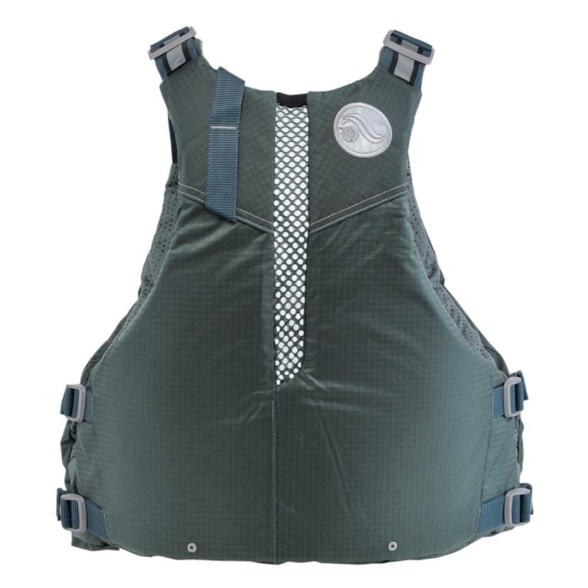 Featuring the Sturgeon PFD fishing pfd, men's pfd, women's pfd manufactured by Astral shown here from a fourth angle.