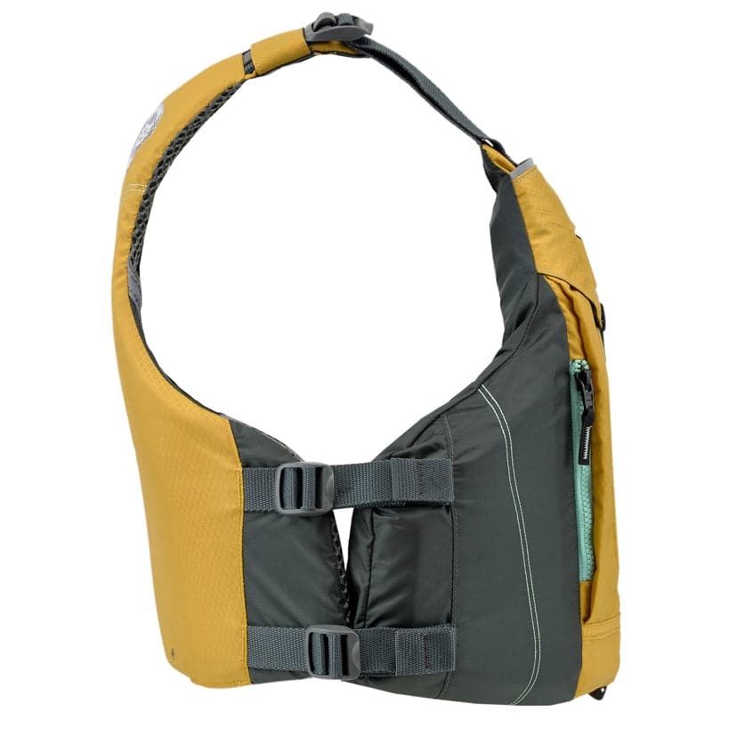 Featuring the E-Linda Women's PFD women's pfd manufactured by Astral shown here from a second angle.