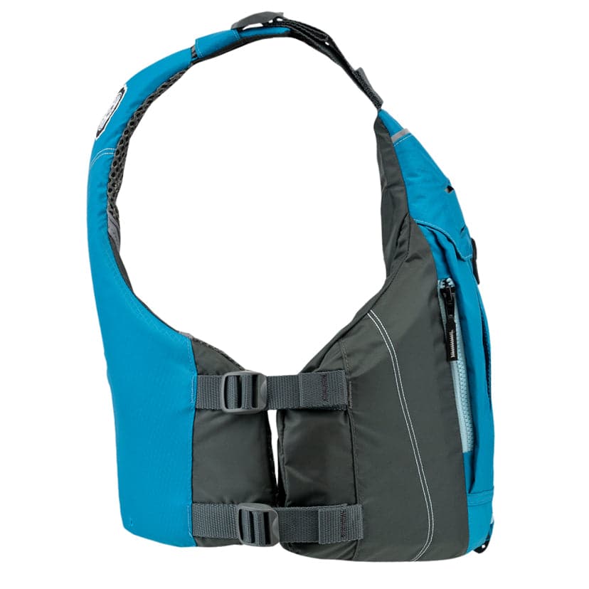 Featuring the E-Linda Women's PFD women's pfd manufactured by Astral shown here from a fifth angle.