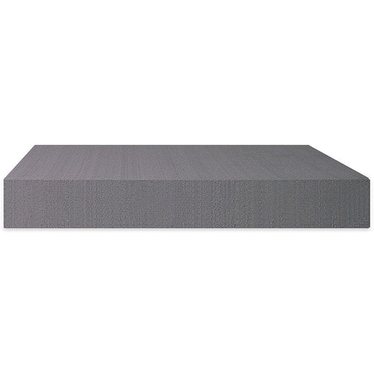 A gray rectangular Minicell Foam block by Harmony Gear, set against a white backdrop, is ideal for boat outfitting, thanks to its durability and versatility.