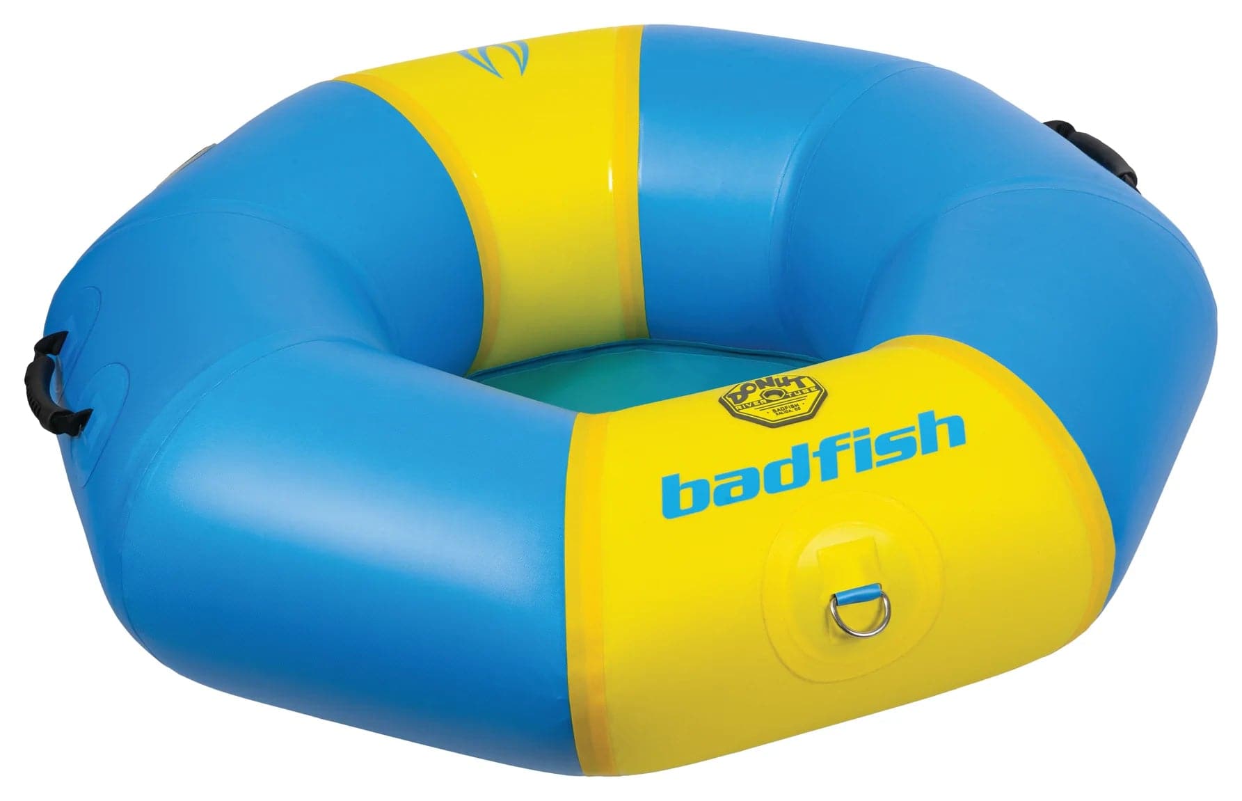 Featuring the Donut River Tube river tube manufactured by Badfish shown here from a second angle.