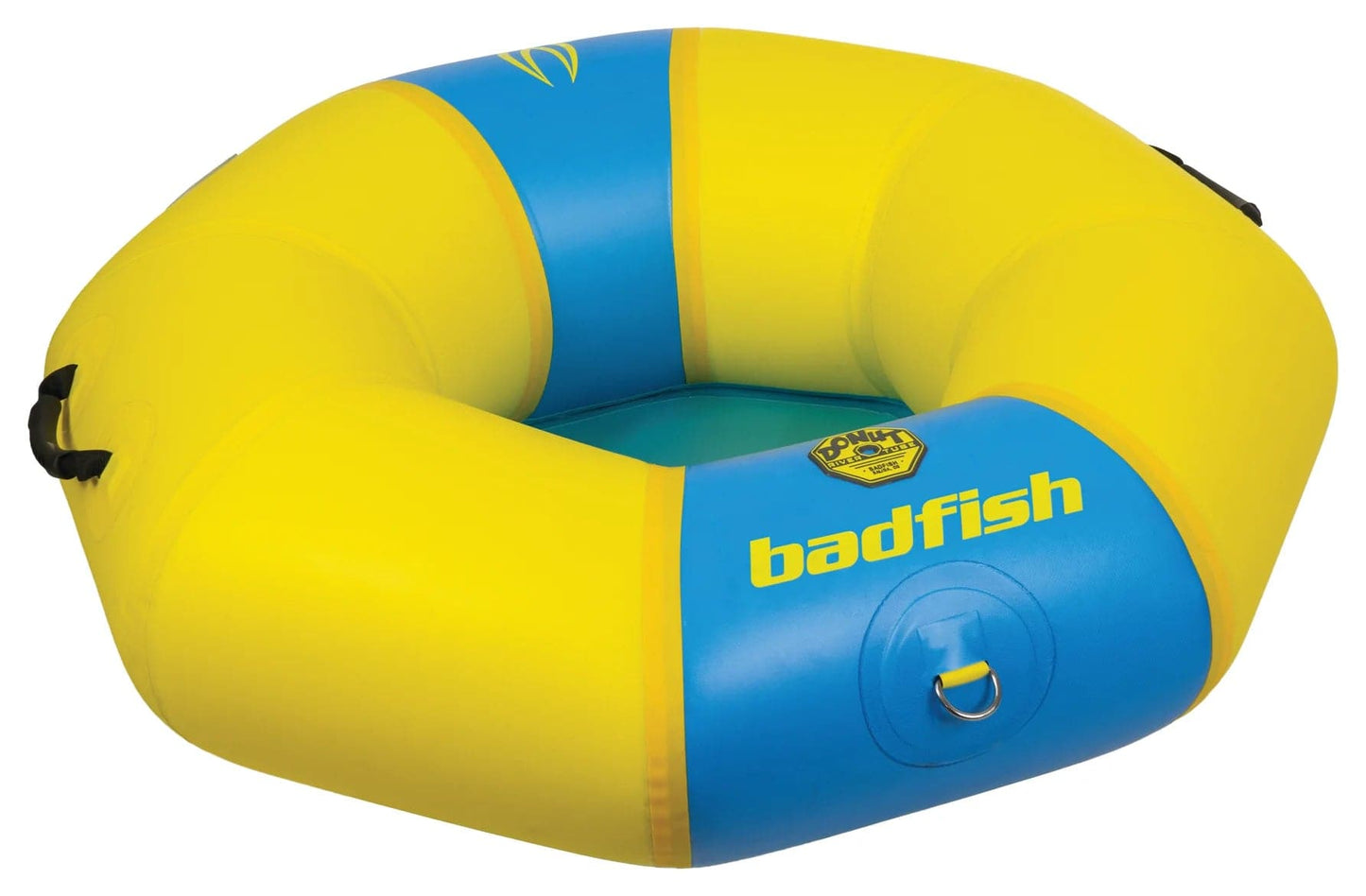 Featuring the Donut River Tube river tube manufactured by Badfish shown here from a fourth angle.