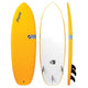Featuring the Froth! Surf Board rigid paddle board, whitewater sup manufactured by Boardworks shown here from one angle.