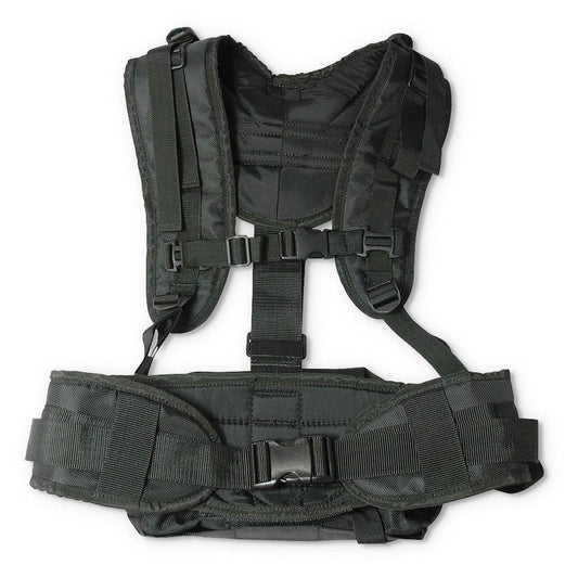 Featuring the Bak Yak Kayak Backpack kayak flotation, kayak outfitting manufactured by Salamander shown here from one angle.