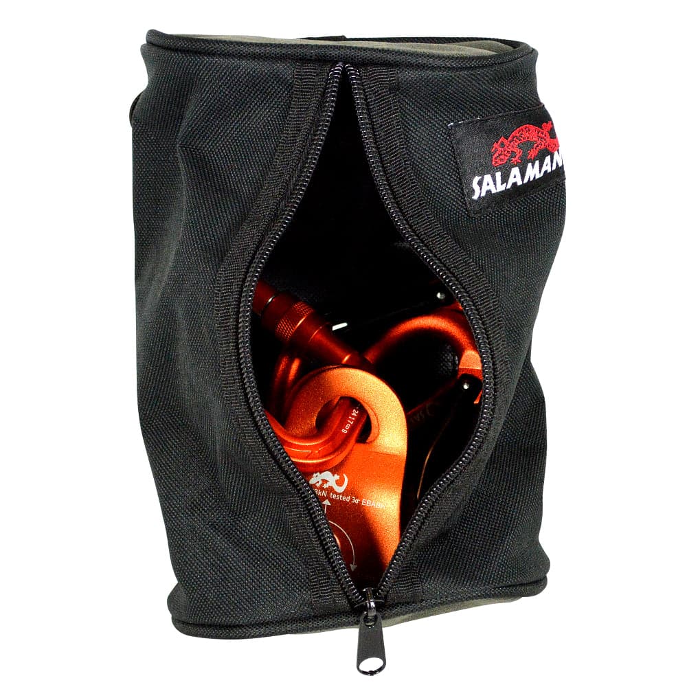 Featuring the Beam Bag kayak flotation, kayak outfitting manufactured by Salamander shown here from one angle.