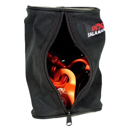 Featuring the Beam Bag kayak flotation, kayak outfitting manufactured by Salamander shown here from one angle.