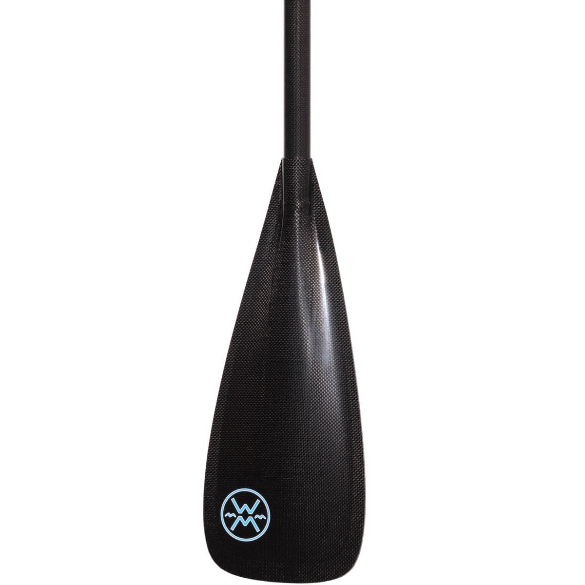 Featuring the Rip Stick Stand Up Paddle 1-piece sup paddle, 2-piece sup paddle, 3-piece sup paddle manufactured by Werner shown here from one angle.