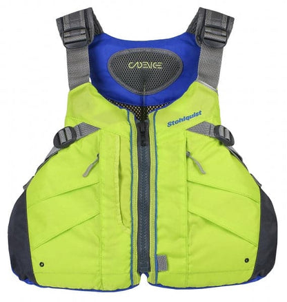 Featuring the Cadence PFD men's pfd manufactured by Stohlquist shown here from a third angle.
