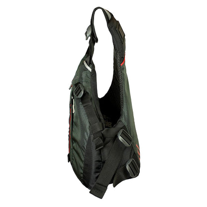 Featuring the Cadence PFD men's pfd manufactured by Stohlquist shown here from a fifth angle.