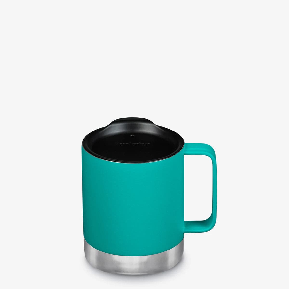 Featuring the Camp Mug - 12oz camp cup, coffee cup, coffee mug, gift for kayaker, gift for paddle boader, gift for rafter, gifts for her, gifts for him, kitchen manufactured by Klean Kanteen shown here from a fourth angle.