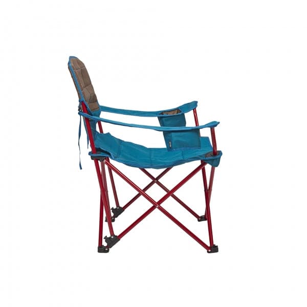 Featuring the Deluxe Lounge Chair chair manufactured by Kelty shown here from a third angle.