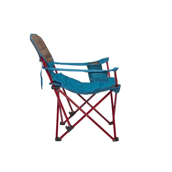 Featuring the Deluxe Lounge Chair chair manufactured by Kelty shown here from a fourth angle.