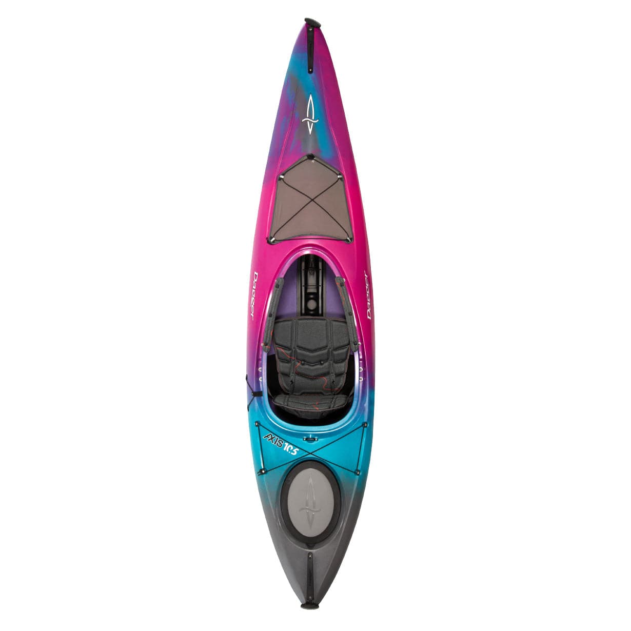 Featuring the Axis 10.5 & 12 expedition / cross over kayak, sit-inside rec / touring kayak manufactured by Dagger shown here from a second angle.