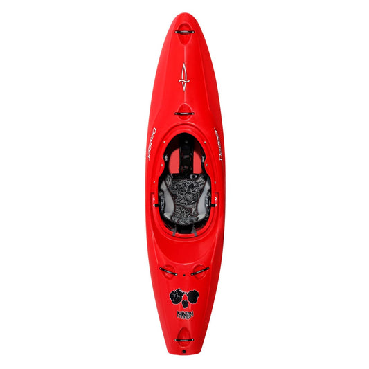 Featuring the Phantom creek boat, river runner kayak manufactured by Dagger shown here from a fifth angle.