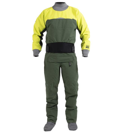 Featuring the Icon (GORE-TEX Pro) Drysuit men's dry wear manufactured by Kokatat shown here from a third angle.