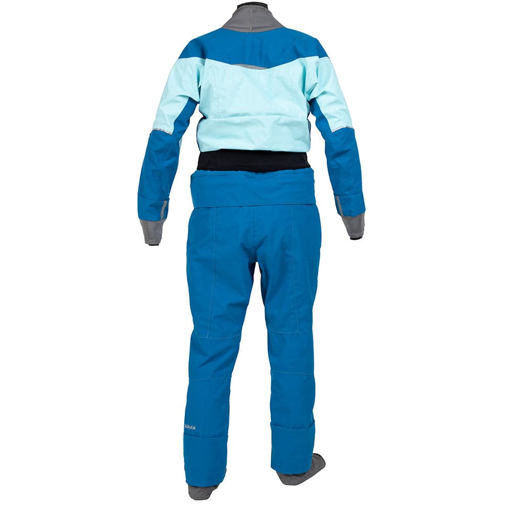 Featuring the Idol GORE-TEX Pro Drysuit - Women's women's dry wear manufactured by Kokatat shown here from a fourth angle.