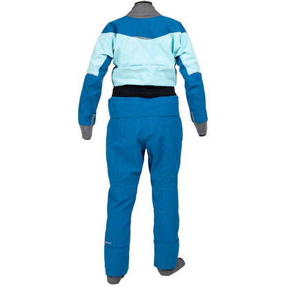 Featuring the Idol GORE-TEX Pro Drysuit - Women's women's dry wear manufactured by Kokatat shown here from a fourth angle.