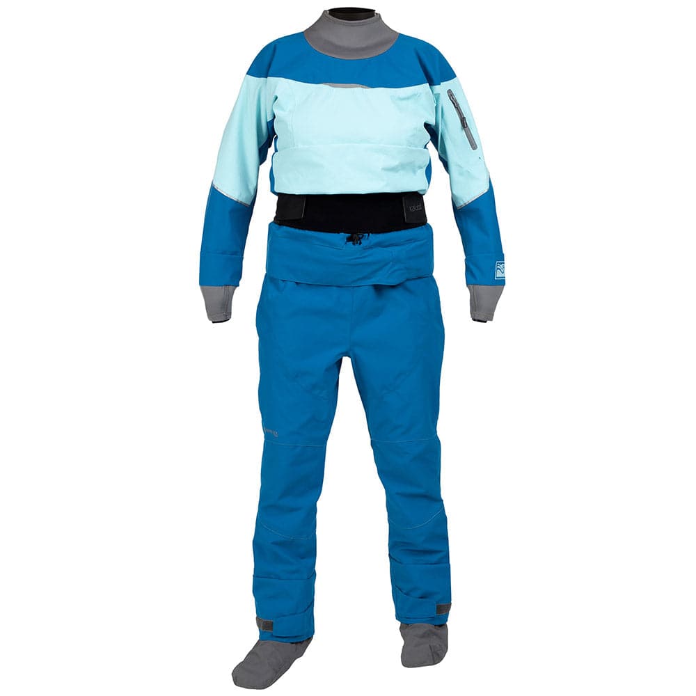Featuring the Idol GORE-TEX Pro Drysuit - Women's women's dry wear manufactured by Kokatat shown here from one angle.