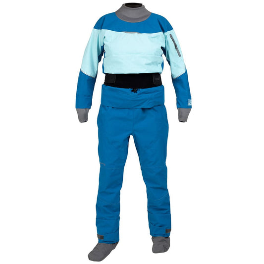 Featuring the Idol GORE-TEX Pro Drysuit - Women's women's dry wear manufactured by Kokatat shown here from one angle.