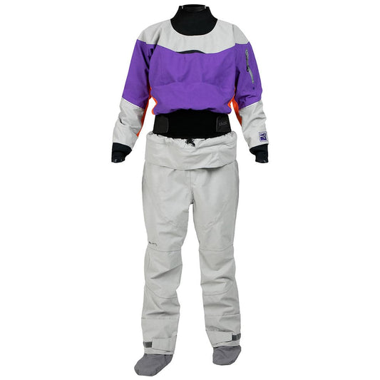 Featuring the Idol GORE-TEX Pro Drysuit - Women's women's dry wear manufactured by Kokatat shown here from a second angle.