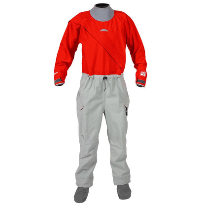 Featuring the Legacy (GORE-TEX Pro) Dry Suit - Women's women's dry wear manufactured by Kokatat shown here from a third angle.