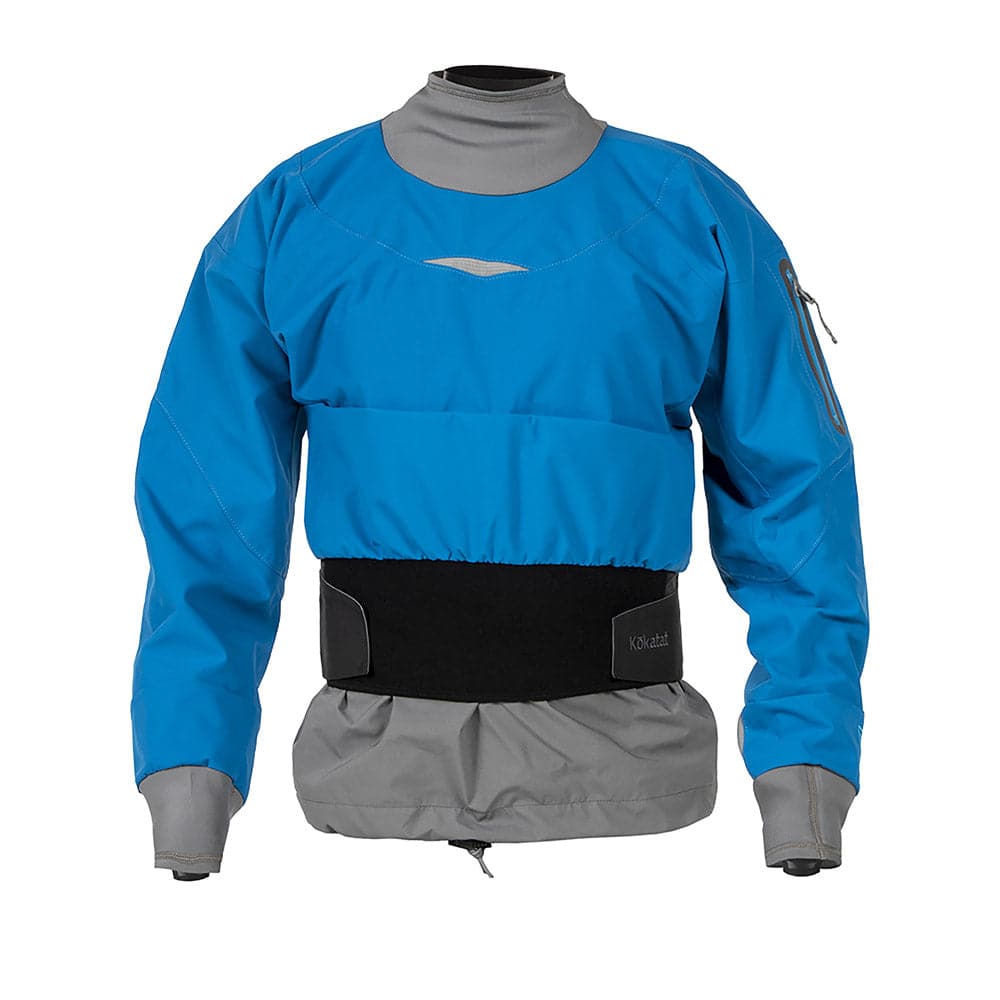 Featuring the ŌM Dry Top (GORE-TEX) men's dry wear manufactured by Kokatat shown here from one angle.