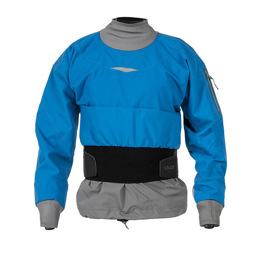 Featuring the ŌM Dry Top (GORE-TEX) men's dry wear manufactured by Kokatat shown here from one angle.