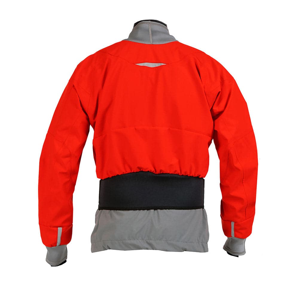 Featuring the ŌM Dry Top (GORE-TEX) men's dry wear manufactured by Kokatat shown here from a fifth angle.