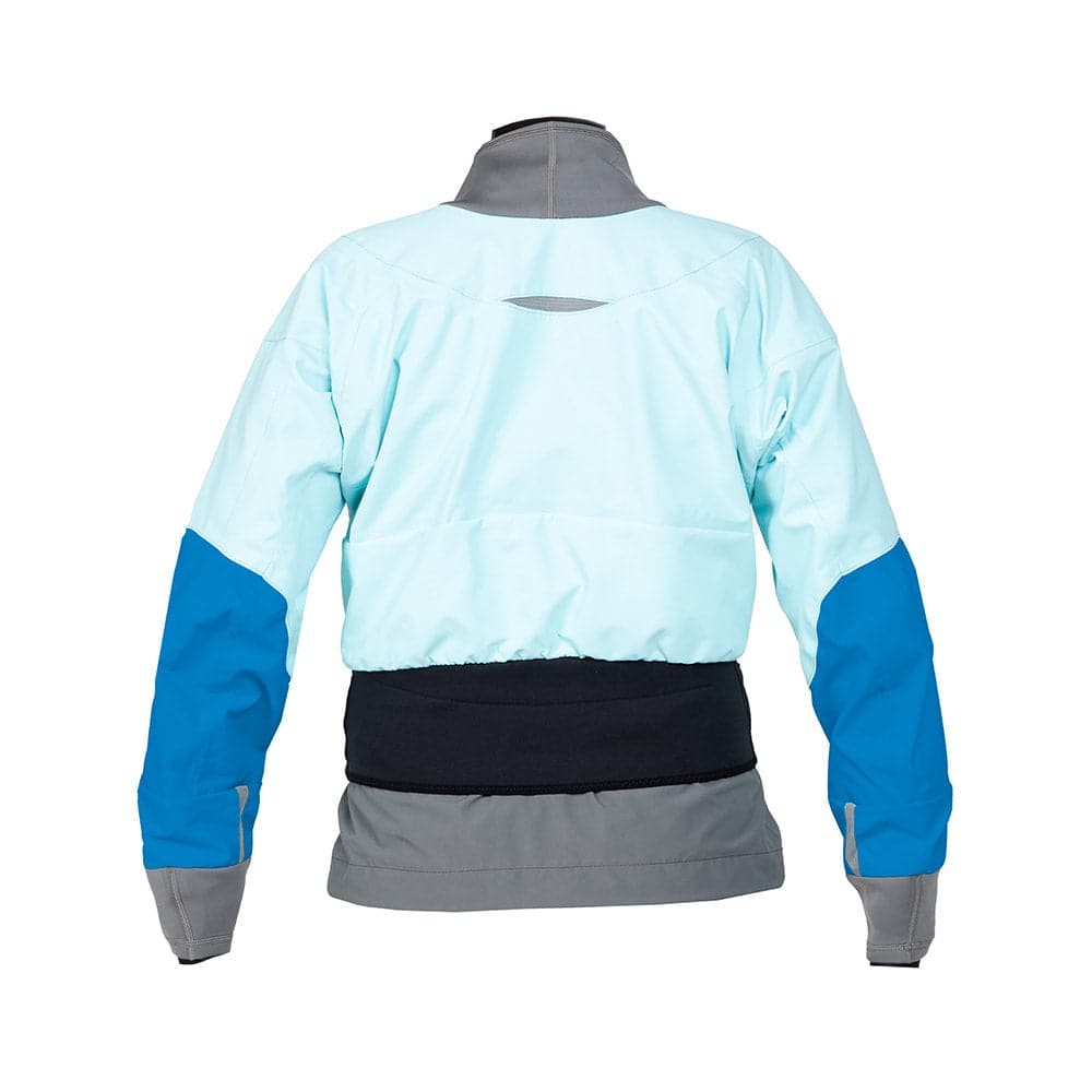 Featuring the ŌM Dry Top (GORE-TEX) - Women's women's dry wear manufactured by Kokatat shown here from a fourth angle.