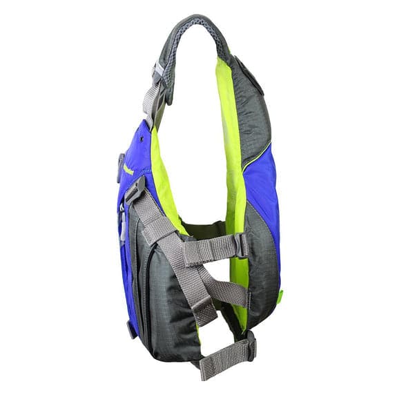 Featuring the Drifter PFD gift for kayaker, men's pfd manufactured by Stohlquist shown here from a fifth angle.