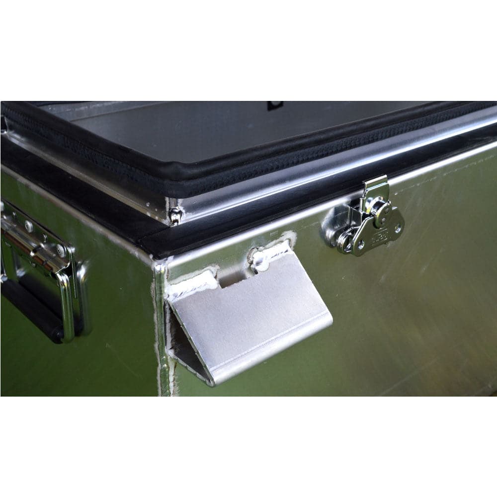 Featuring the Aluminum Drybox dry box manufactured by Salamander shown here from a fourth angle.