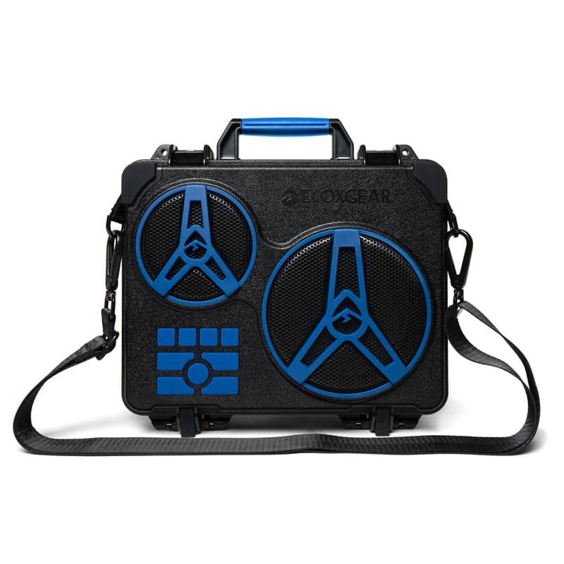 Featuring the EcoJourney electronic, speaker manufactured by EcoXGear shown here from a fourth angle.