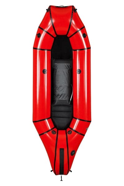 Featuring the Explorer 42 Tandem  manufactured by Alpacka shown here from one angle.