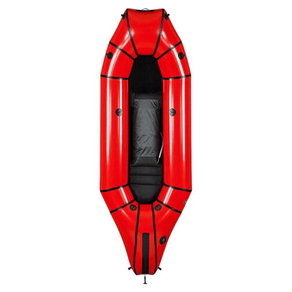 Featuring the Explorer 42 Tandem  manufactured by Alpacka shown here from a fifth angle.
