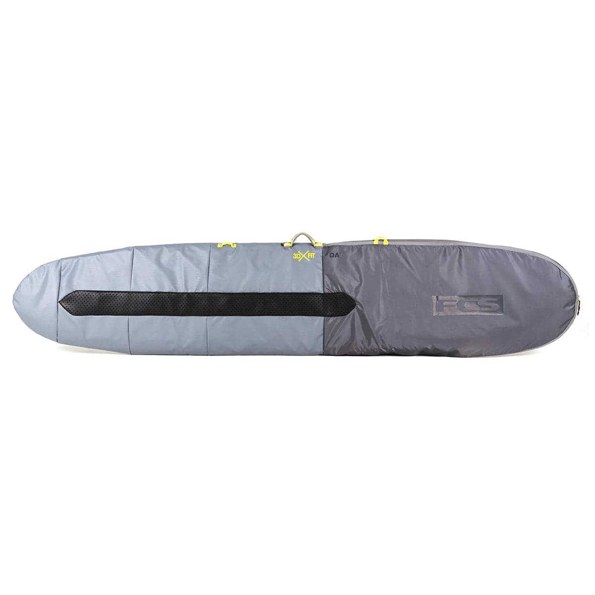 Featuring the SUP Dayrunner Bag 10'6 sup accessory, sup fin manufactured by FCS shown here from a third angle.