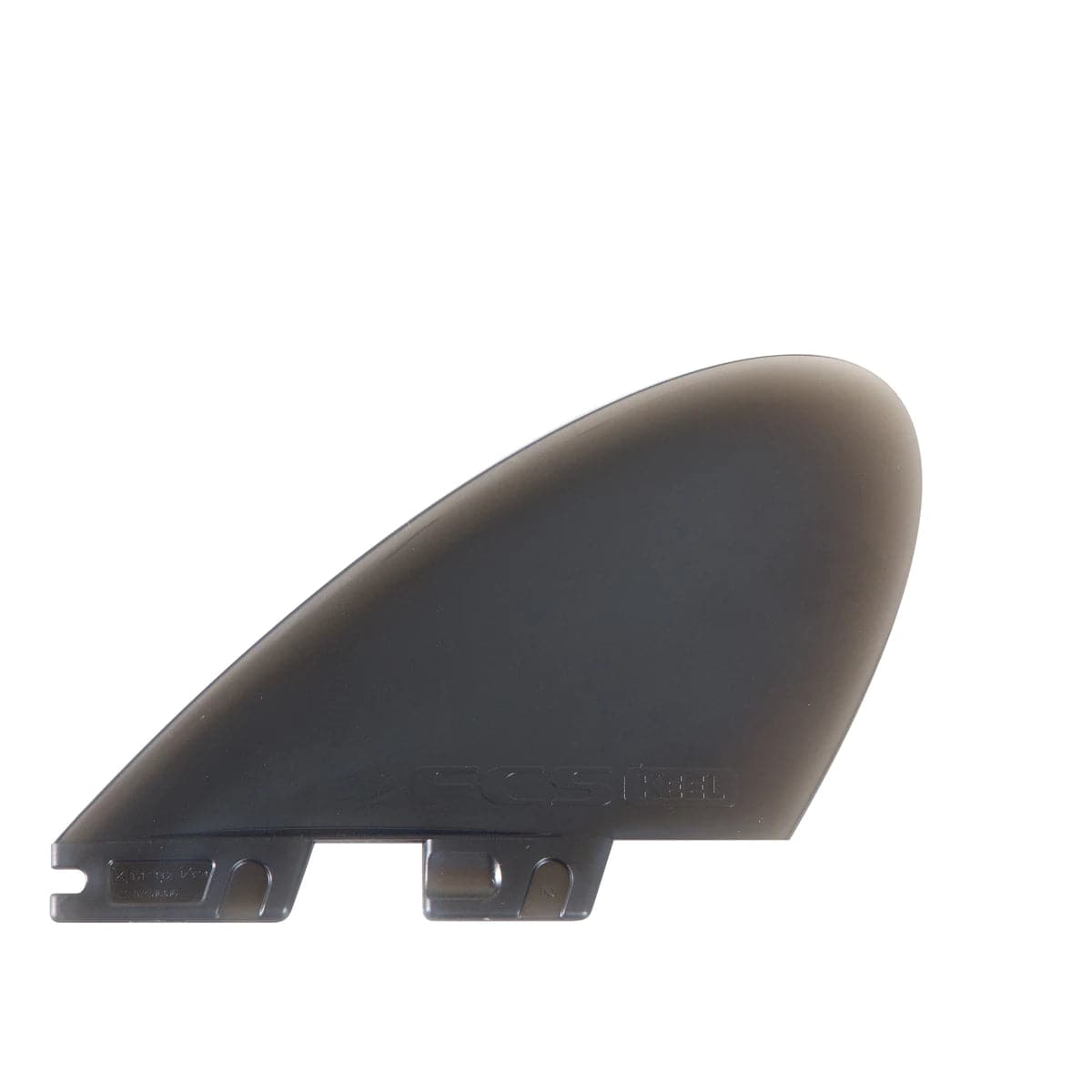 Featuring the River Keel Fin Center sup accessory, sup fin manufactured by FCS shown here from one angle.