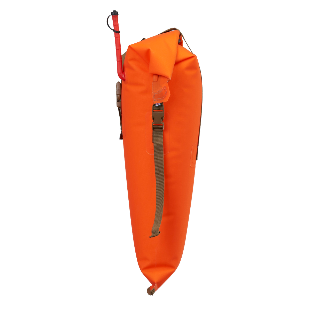 Featuring the Futa Kayak Stow Float dry bag, kayak flotation, kayak outfitting manufactured by Watershed shown here from a fourth angle.
