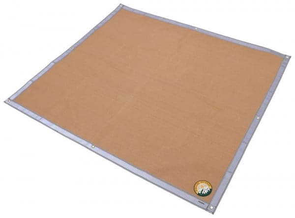Featuring the Ember Mat Fire Blanket fire pan, fire pan accessory manufactured by Fireside shown here from one angle.
