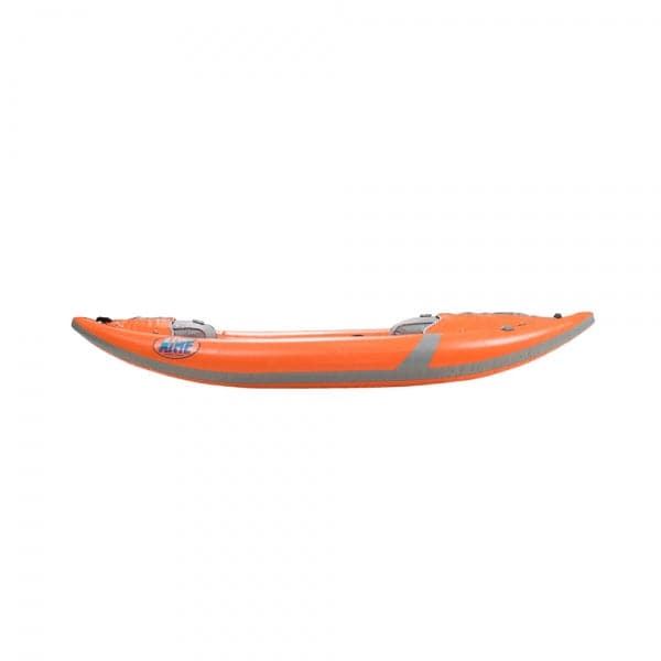 Featuring the Force Inflatable Kayak ducky, inflatable kayak manufactured by AIRE shown here from a third angle.