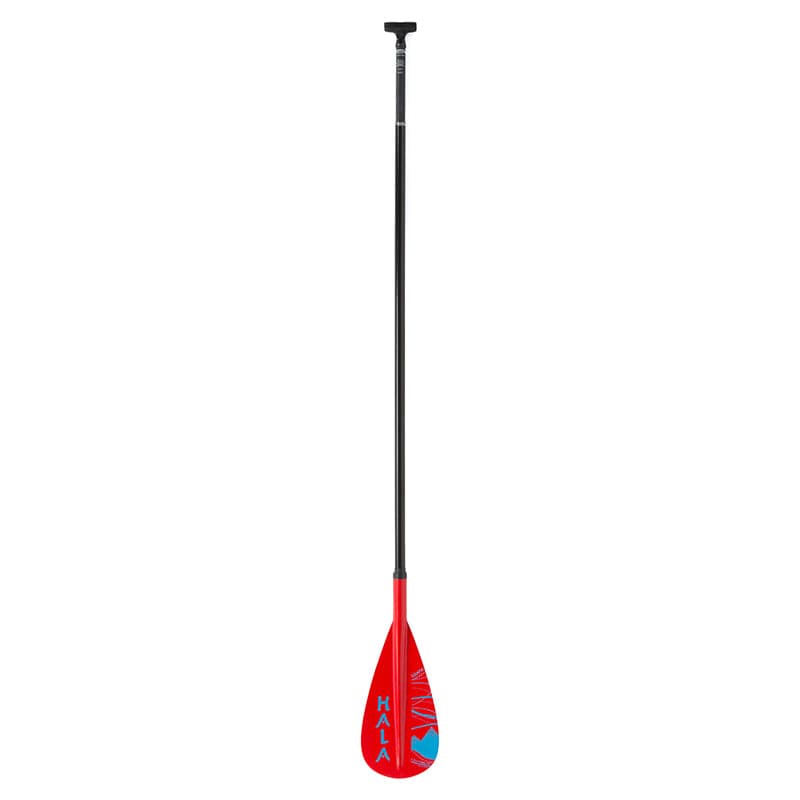 Featuring the Grafik Classic Carbon Paddle 2-piece sup paddle, gift for paddle boader, sup accessory, travel paddle manufactured by Hala shown here from a second angle.
