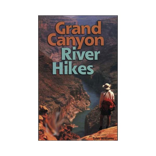 Featuring the Grand Canyon River Hikes grand canyon book manufactured by 4CRS shown here from one angle.