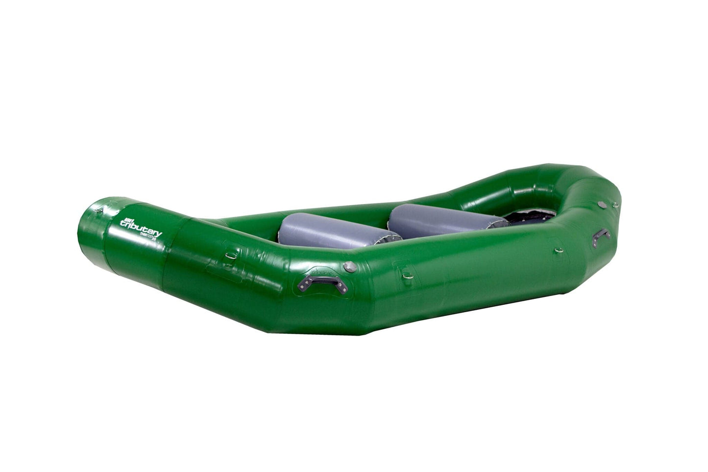 Featuring the Tributary HD 13 Self Bailing Raft raft manufactured by AIRE shown here from a second angle.