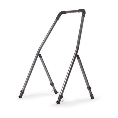 Featuring the H-BAR Adjustable Lean Bar hobie accessory manufactured by Hobie shown here from a third angle.